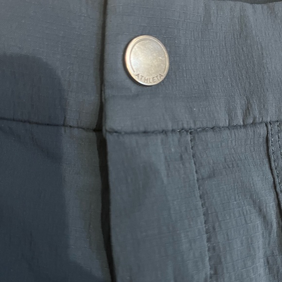 EUC Athleta Trekkie 2.0 Bermuda Shorts, Navy Bluee, Size 0 - Picture 6 of 7